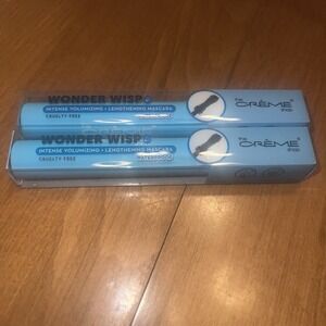 NEW The Creme Shop Wonder Wisp Intense‎ Volumizing Waterproof Mascara Black 2 PK
